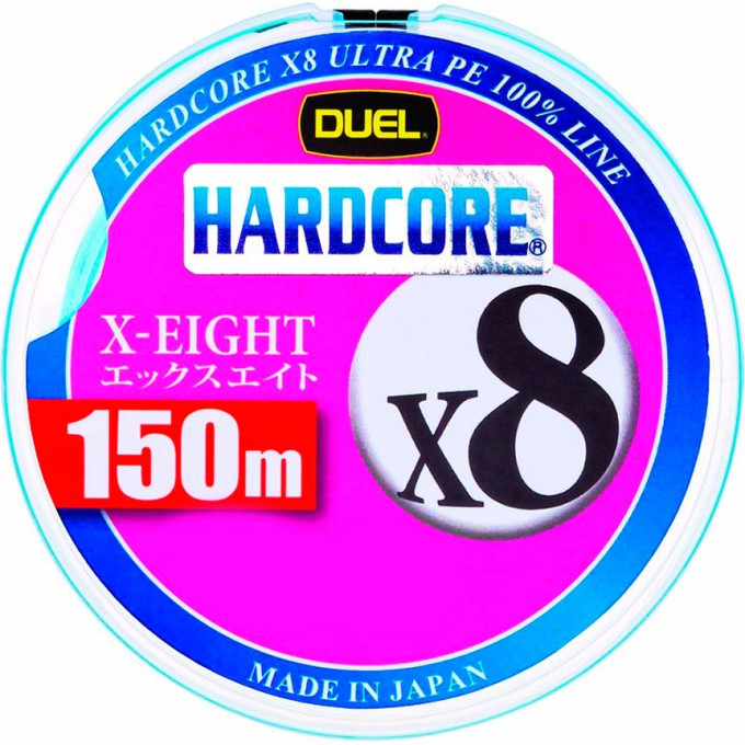 Шнур YO-ZURI PE HARDCORE X8 EGING 0.6/0.132мм 5.8кг 150м MILKY ORANGE H3299-MO